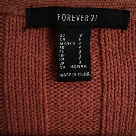 Forever21 Chunky Ribbed High-Low Sweater - Picture 3 of 3